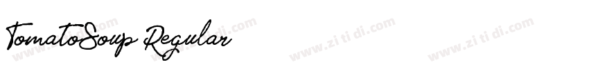 TomatoSoup Regular字体转换